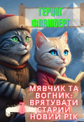 Обкладинка книги "Мявчик та Вогник: Врятувати Старий Новий Рік"