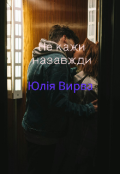 Обкладинка книги "Не кажи назавжди "