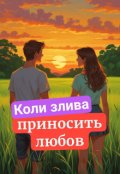 Обкладинка книги ""Коли злива приносить любов""