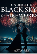 Обкладинка книги ""Під чорним небом феєрверків""