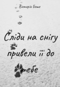 Обкладинка книги "Сліди на снігу привели її до тебе"