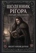 Обкладинка книги "Щоденник Ріґора: спогади серед попелу "