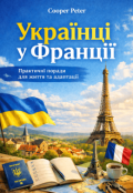 Обкладинка книги "Українці у Франції: Практичні поради для життя та адаптації"