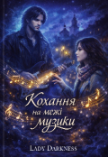 Обкладинка книги "Кохання на межі музики "