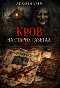 Обкладинка книги "Кров на старих газетах "