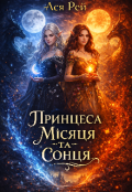 Обкладинка книги "Принцеса Місяця та Сонця"