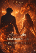 Обкладинка книги "Академія спадкоємців та серце дракона"