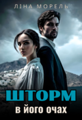 Обкладинка книги "Шторм в його очах"