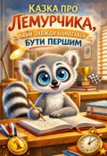 Обкладинка книги "Казка Про Лемурчика,  Який Завжди Намагався Бути Першим"