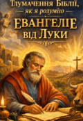 Обкладинка книги "Тлумачення Біблії, як я розумію. Євангеліє від Луки "