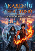 Обкладинка книги "Академія П'яти Стихій: Таємниця Нульового рівня"
