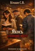 Обкладинка книги "Якось в одному місті (оповідання за картинкою)"