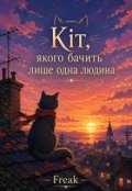 Обкладинка книги "Кіт, якого бачить лише одна людина"