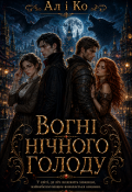 Обкладинка книги "Вогні нічного голоду"