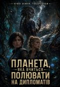 Обкладинка книги "Планета, яка вчиться полювати на дипломатів"