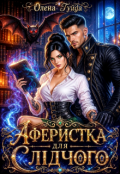 Обкладинка книги "Аферистка для слідчого"
