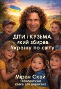 Обкладинка книги "Діти і Кузьма, який збирав Україну по світу"