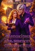 Обкладинка книги "Непокірна для темного спадкоємця"