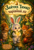 Обкладинка книги "Зайчик Тимко та чарівний ліс "