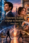 Обкладинка книги "Пролита кава, серце в полоні"