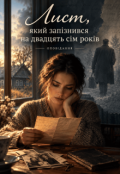 Обкладинка книги "Лист, Який Запізнився на 27 років"