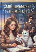 Обкладинка книги "&laquo;мій професор &mdash; це мій  кіт?!&raquo;"
