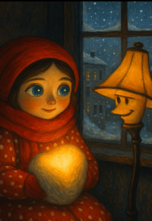 Дівчинка, яка тримає світло. 