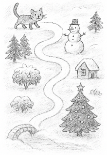 Мурчик і магія Нового року