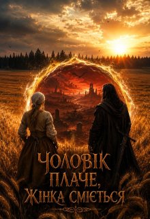 "Чоловік плаче, Жінка сміється".